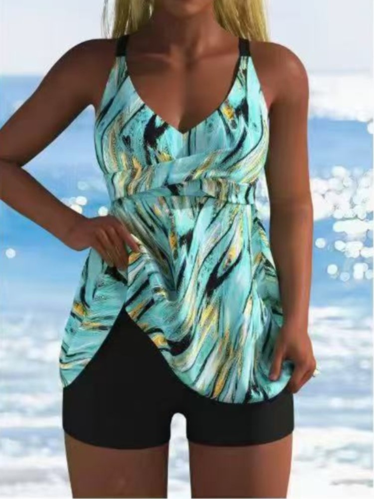 Bath - Novo Conjunto de Tankini de Cintura