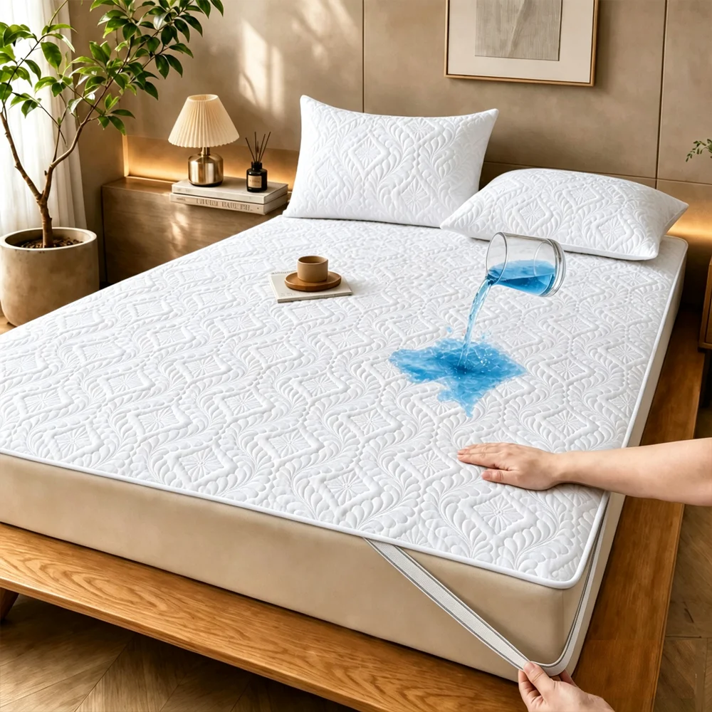 Waterproof Mattress Protector Breathable - 1 unidade de protetor de colchão