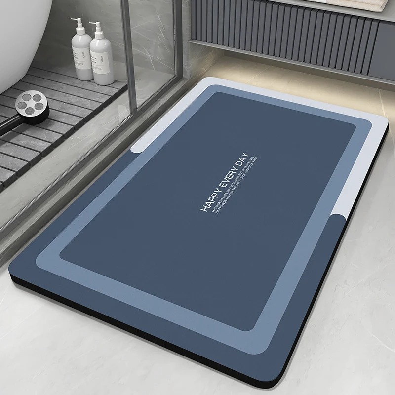 Quick Dry Diatomite Bath Mat - Tapetes de Banho de Diatomita, Absorventes