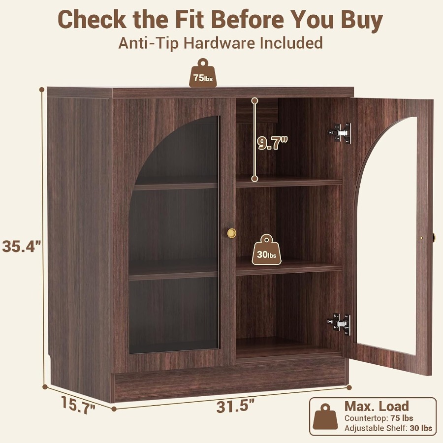 31.5 Aparador Buffet para sala - Storage & Organization avaliação e preço