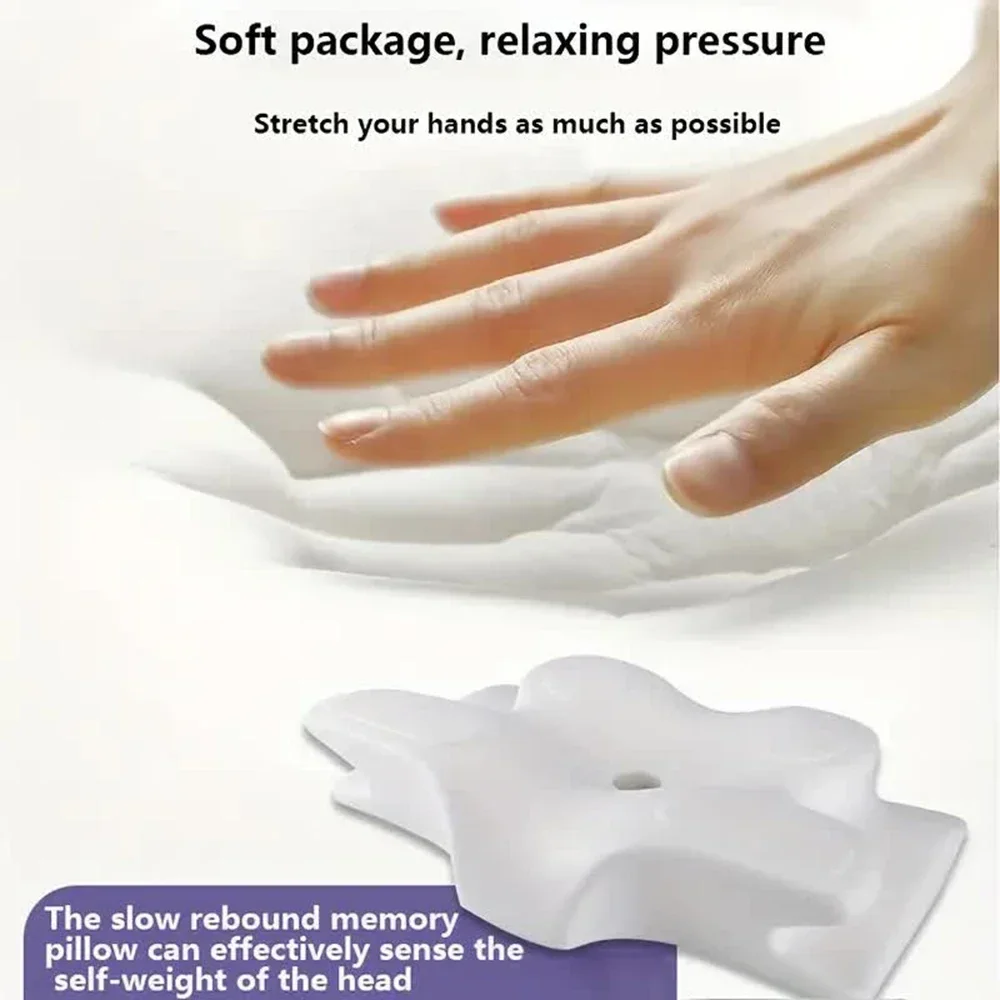 Almofadas de espuma viscoelást - Memory Foam Orthopedic Pillow Neck Pain avaliação e preço