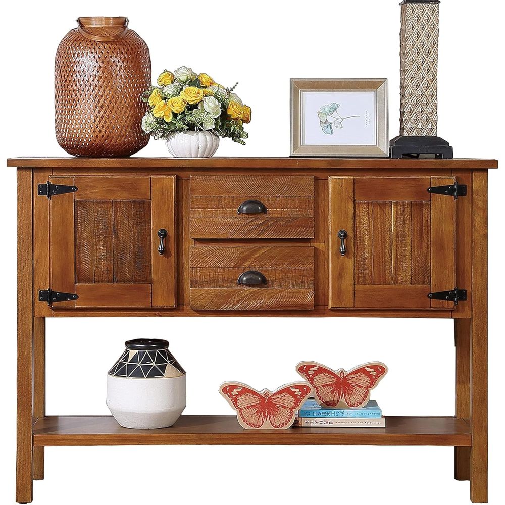 Mesa de Madeira Maciça com Gav - Storage & Organization avaliação e preço
